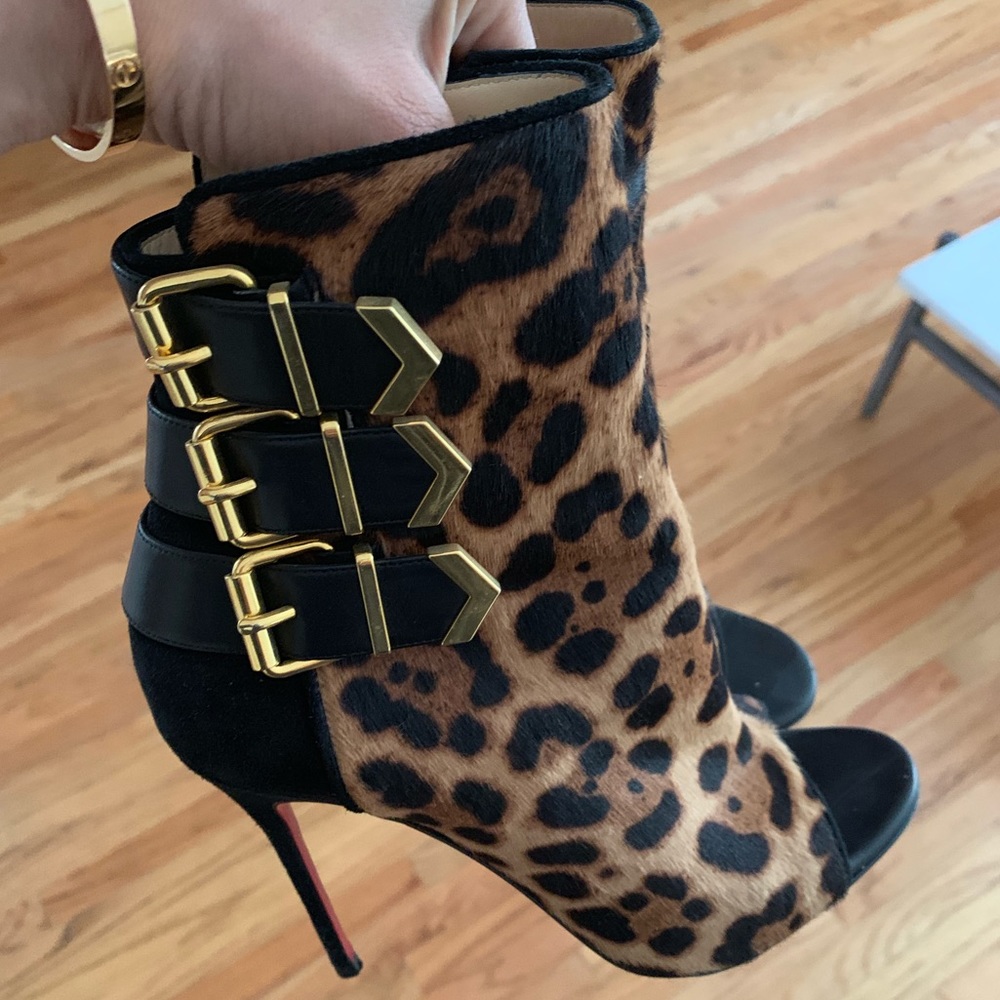 Christian Louboutin * Authentic* open toe booties